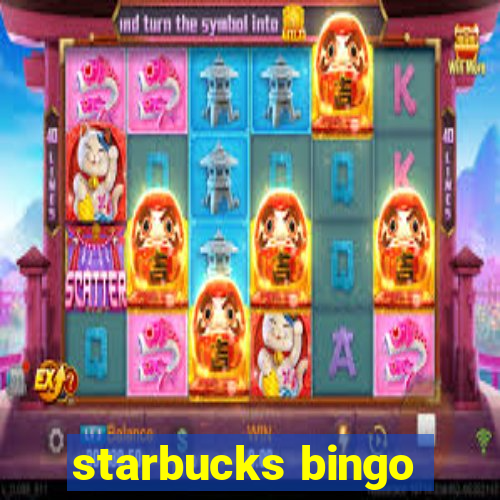 starbucks bingo