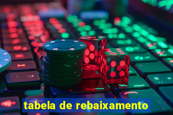 tabela de rebaixamento