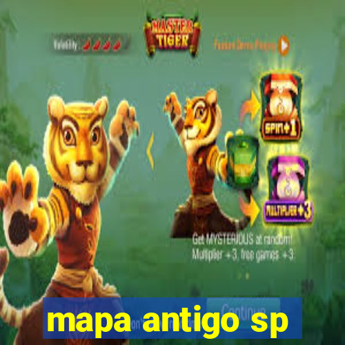 mapa antigo sp