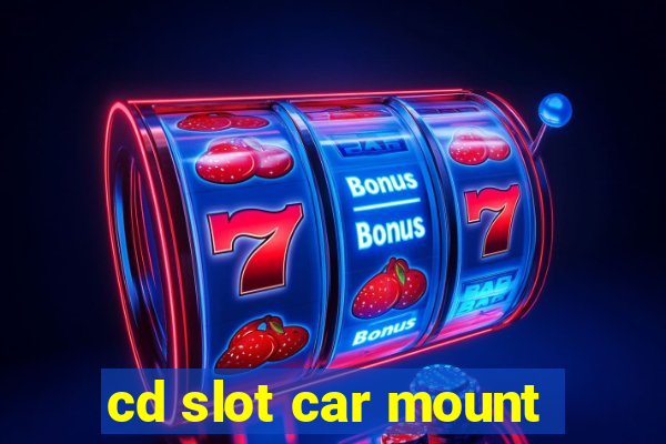 cd slot car mount