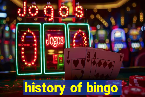 history of bingo