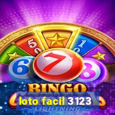 loto facil 3123