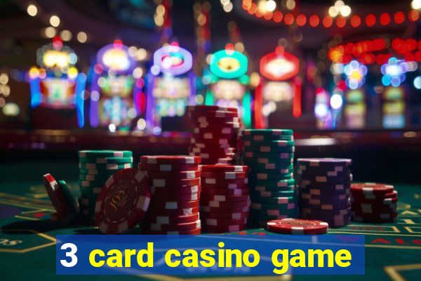 3 card casino game