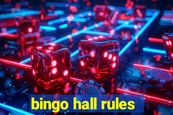 bingo hall rules