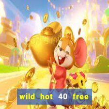 wild hot 40 free spins slot