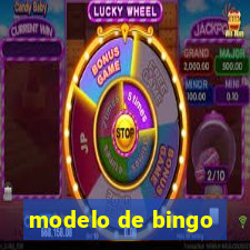 modelo de bingo