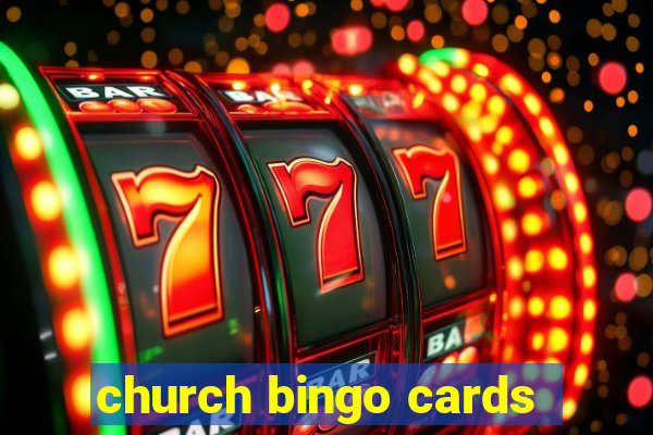 church bingo cards