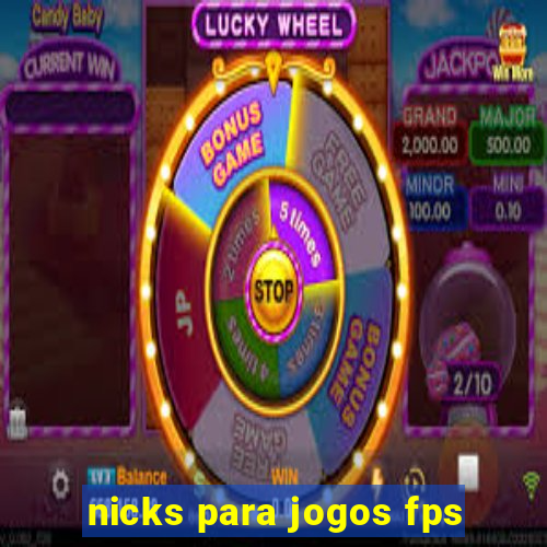 nicks para jogos fps