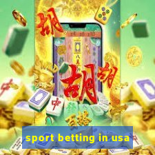 sport betting in usa