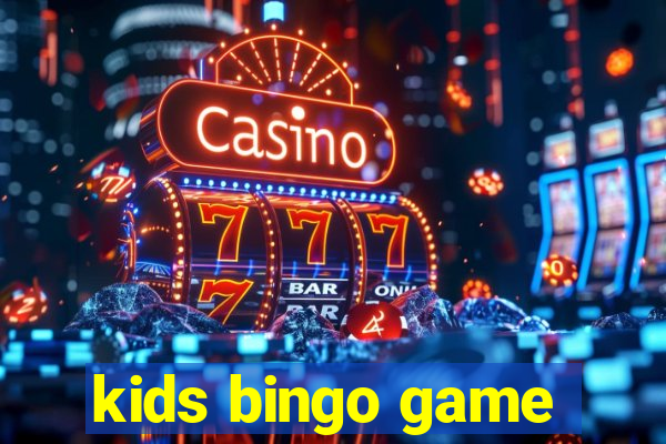 kids bingo game