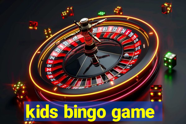 kids bingo game