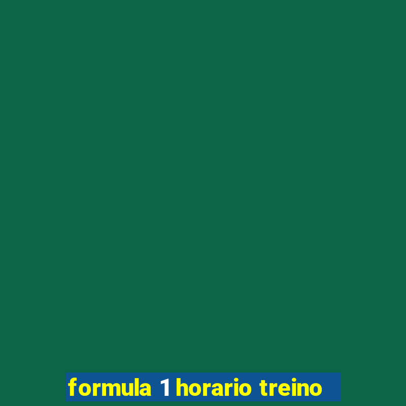 formula 1 horario treino