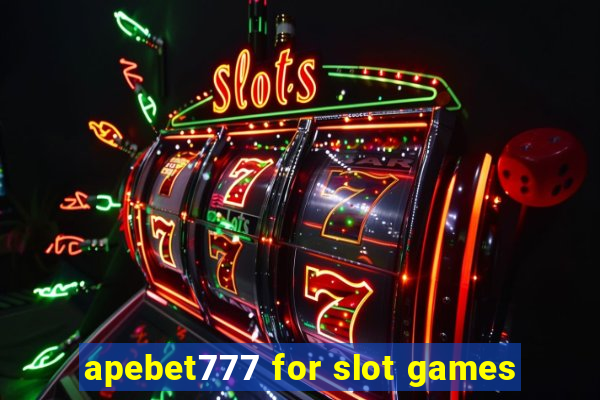 apebet777 for slot games