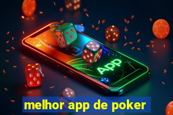 melhor app de poker