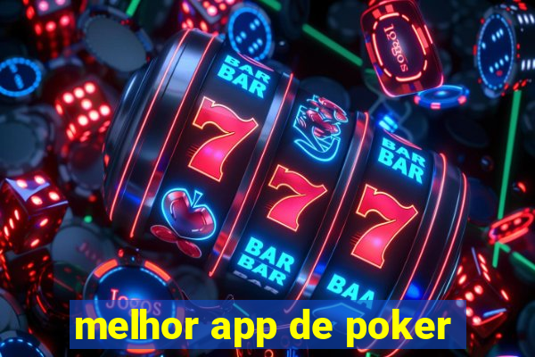 melhor app de poker