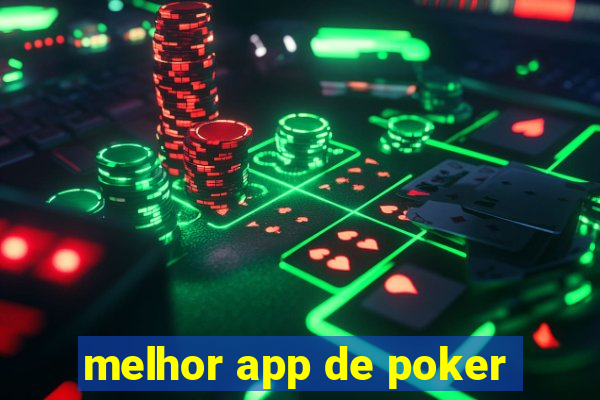 melhor app de poker