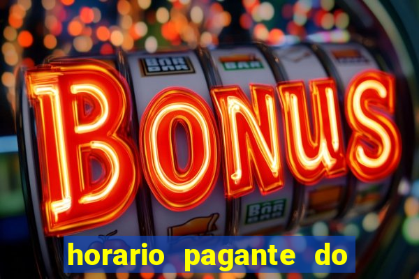 horario pagante do coelho fortune