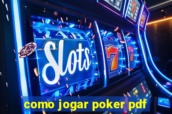 como jogar poker pdf