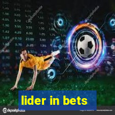 lider in bets