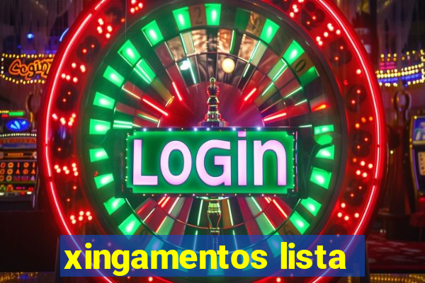 xingamentos lista