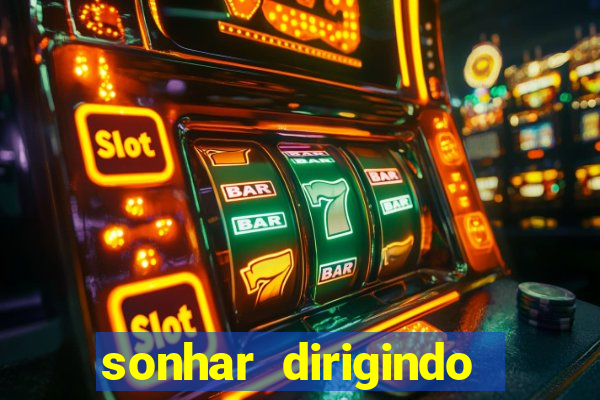 sonhar dirigindo carro jogo do bicho