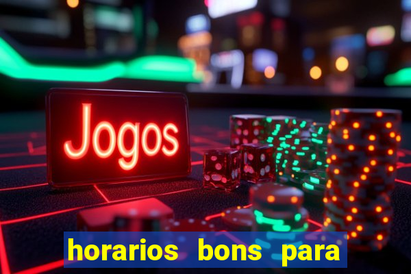 horarios bons para jogar fortune tiger