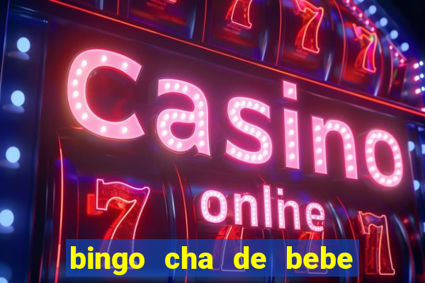 bingo cha de bebe cartelas para imprimir