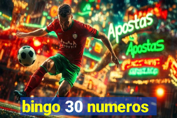 bingo 30 numeros