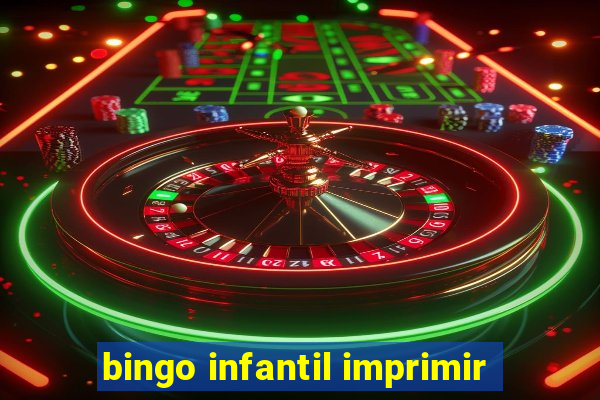 bingo infantil imprimir