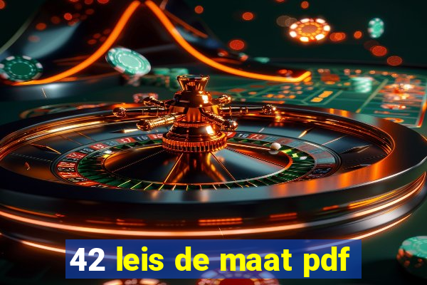 42 leis de maat pdf