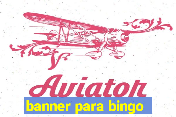 banner para bingo