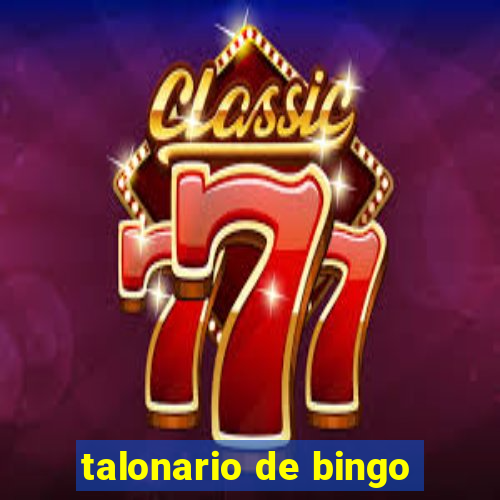 talonario de bingo