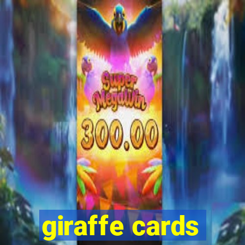 giraffe cards