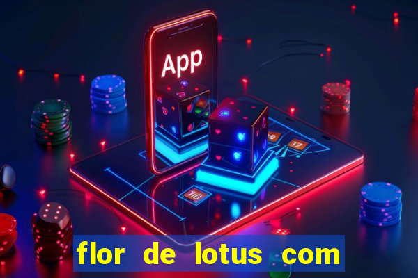 flor de lotus com lua tatuagem