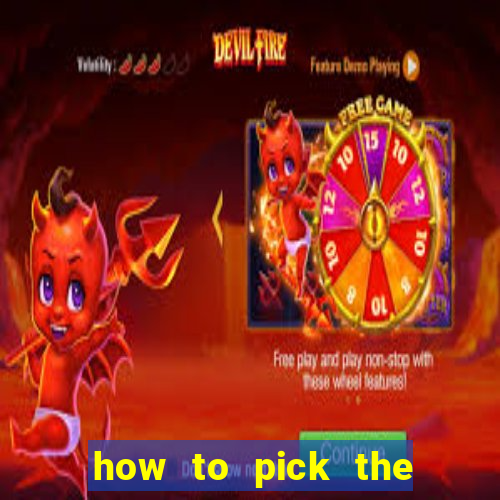 how to pick the right slot machine to win