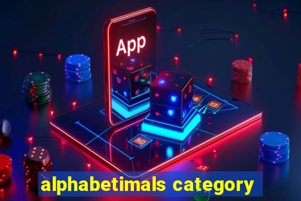 alphabetimals category