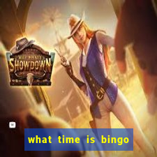 what time is bingo at foxwoods