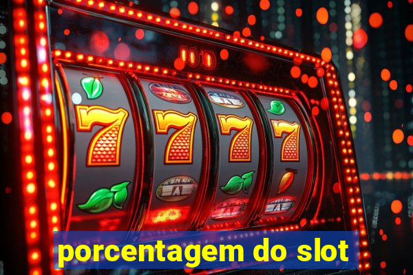 porcentagem do slot