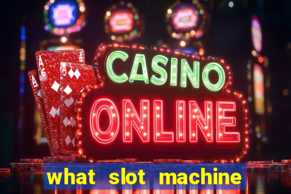 what slot machine has the best odds