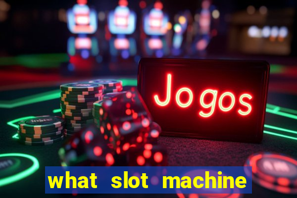 what slot machine has the best odds