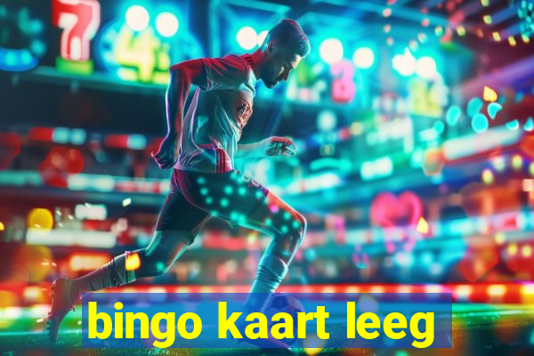 bingo kaart leeg