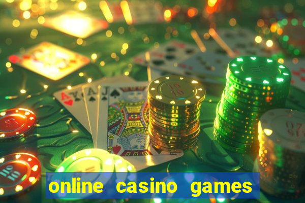 online casino games for real cash