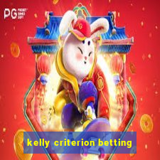 kelly criterion betting