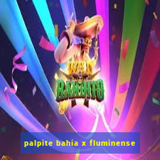 palpite bahia x fluminense