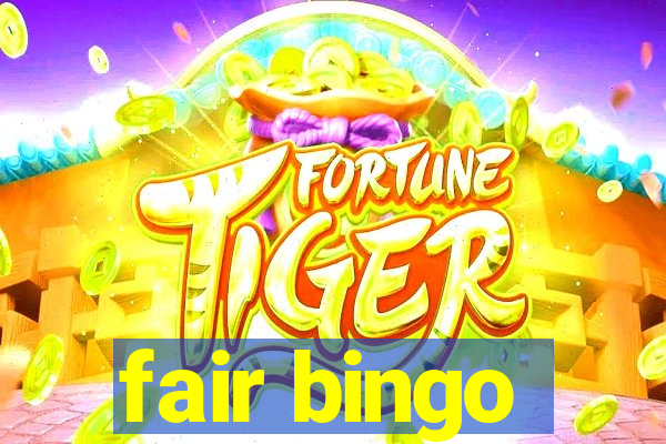 fair bingo