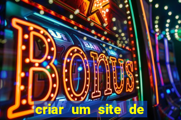 criar um site de jogos agora