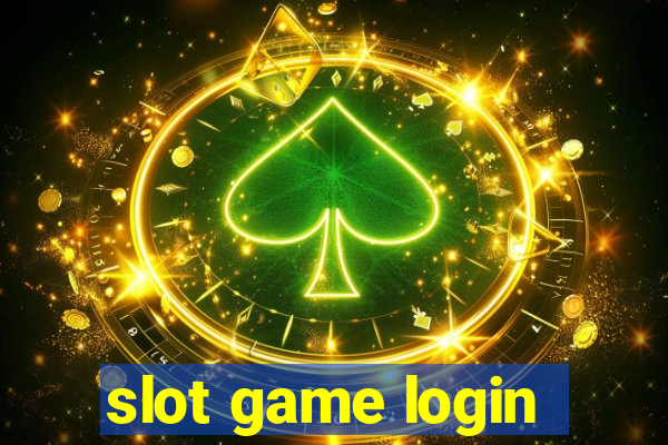 slot game login