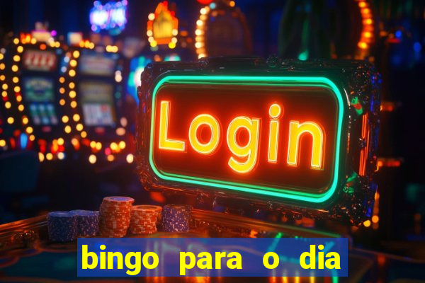 bingo para o dia do estudante