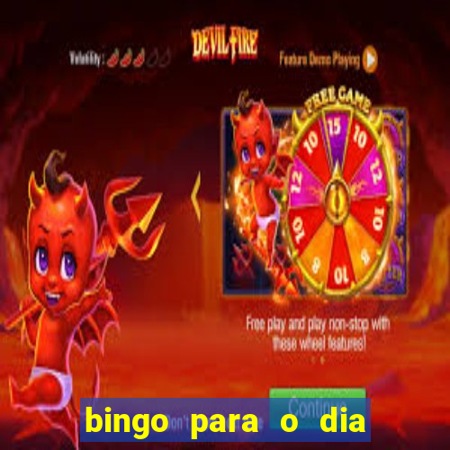 bingo para o dia do estudante