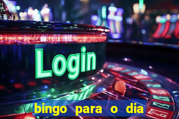 bingo para o dia do estudante